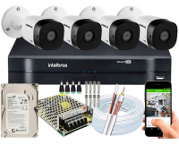 KIT Intelbras Mhdx 4 canais G3
